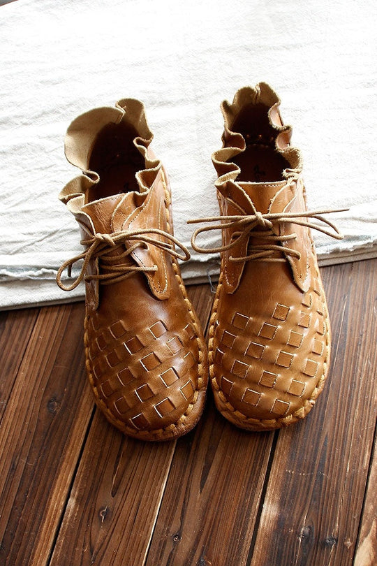 EB | Retro Künstlerisch Echtes Damen Schuhe