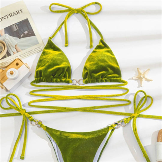 EB | Bikini mit Samtträgern