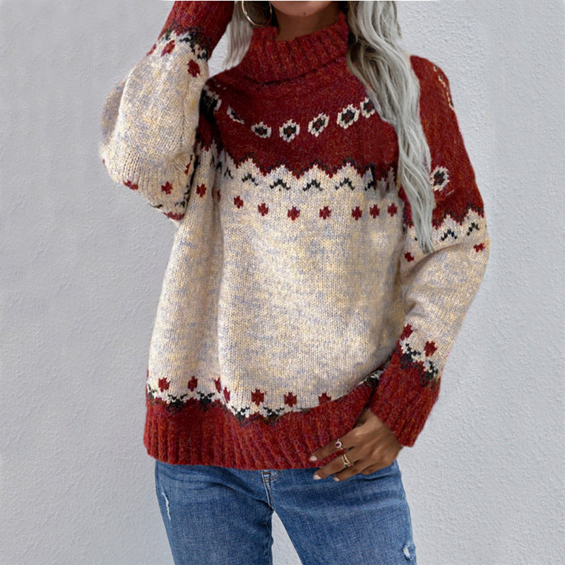 EB | Strickpullover Im Norweger-Stil