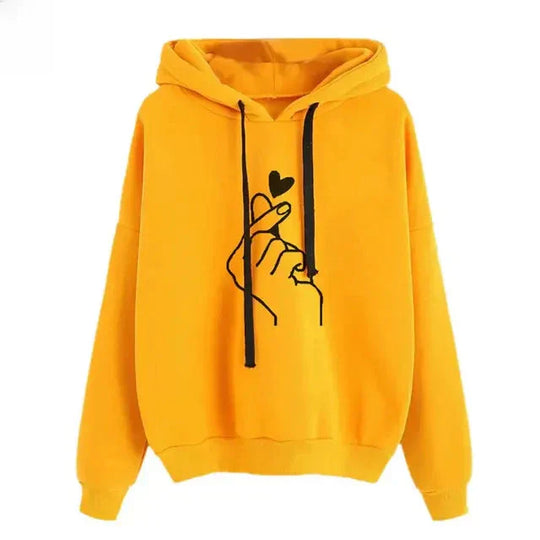 EB | Casual Hoodie mit Grafischem Druck Baumwollmischung Weich und Komfortabel
