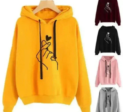 EB | Casual Hoodie mit Grafischem Druck Baumwollmischung Weich und Komfortabel
