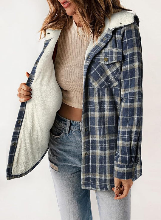 EB | Kariertes Futter Hemdjacke
