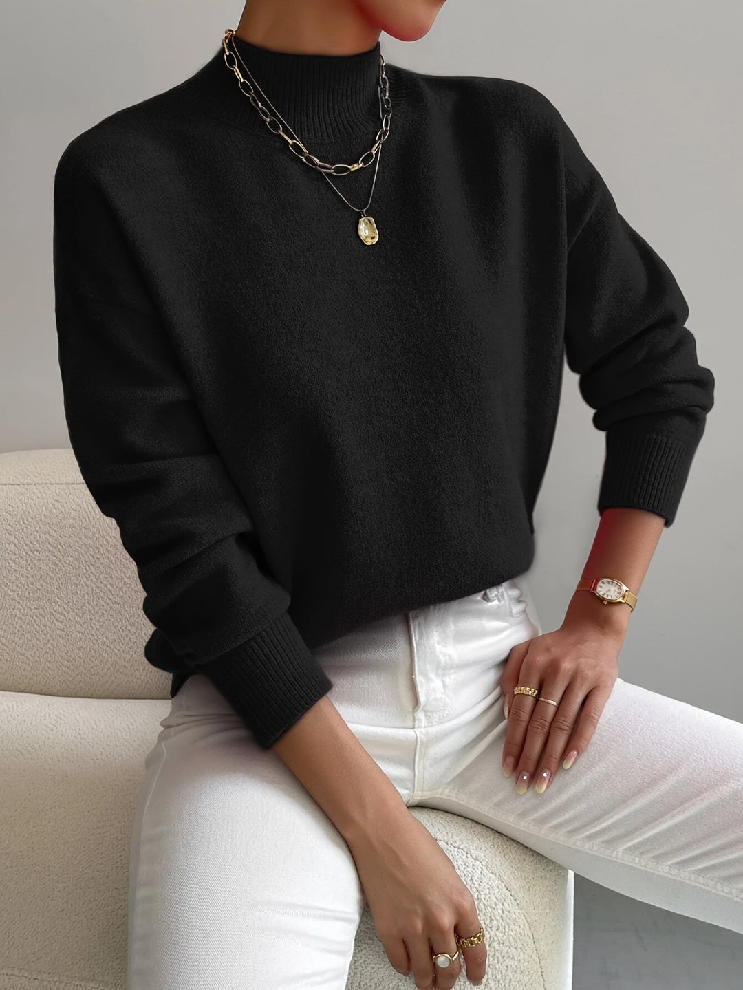 EB | eleganter Rollkragenpullover