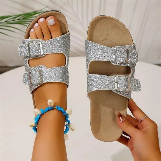 EB | Slippers mit Doppelter Schnalle