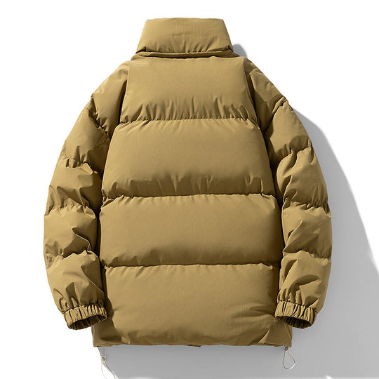 EB | Herren Winterjacke aus Baumwolle mit Stehkragen - Warm und gefüttert, oversized