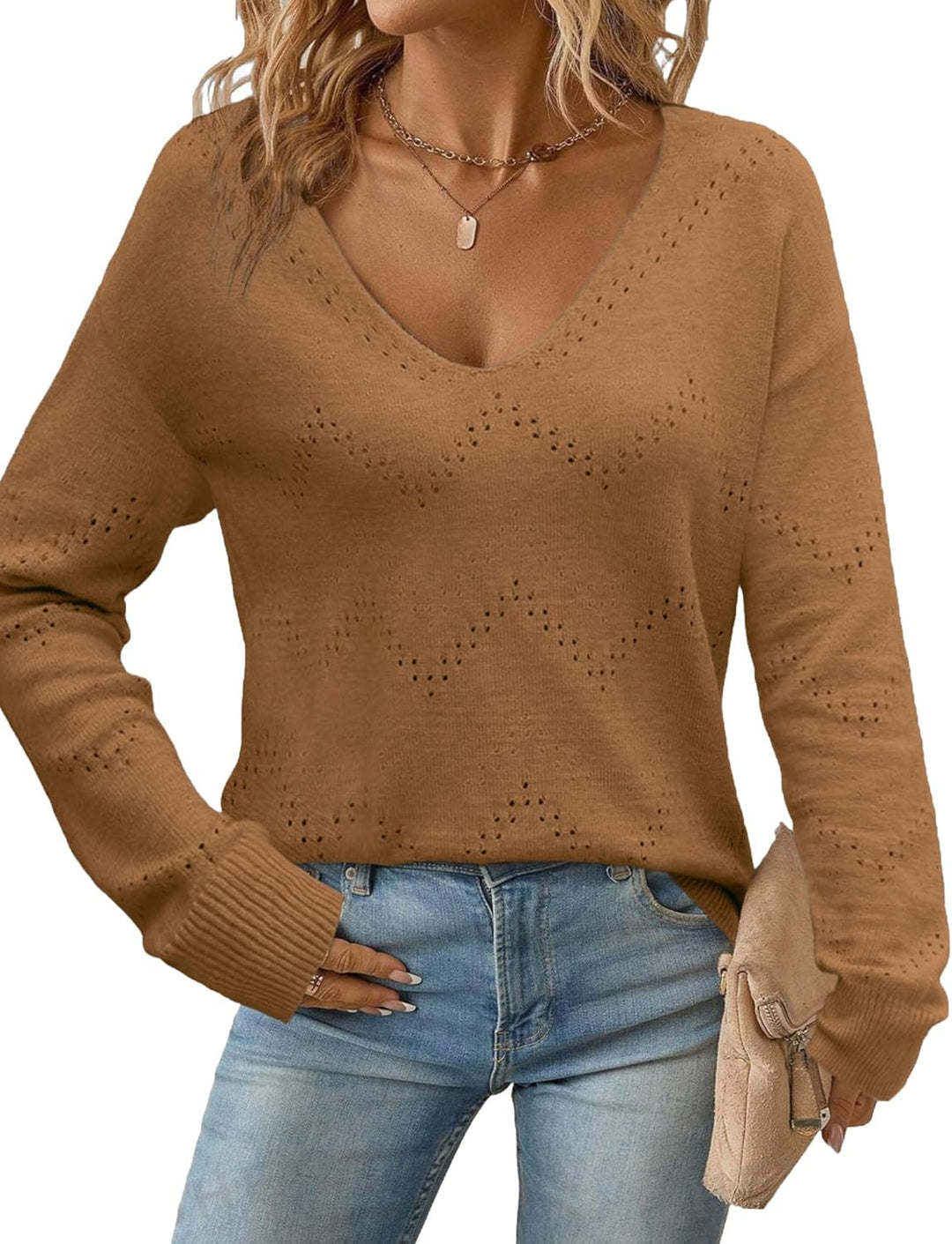 EB | Elegantes Langarm-Top Damen