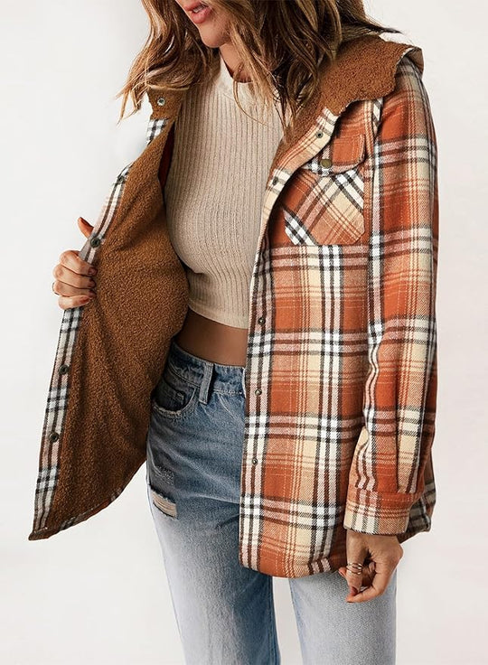 EB | Kariertes Futter Hemdjacke