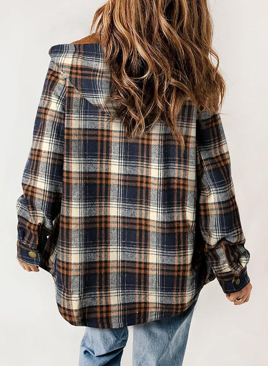 EB | Kariertes Futter Hemdjacke