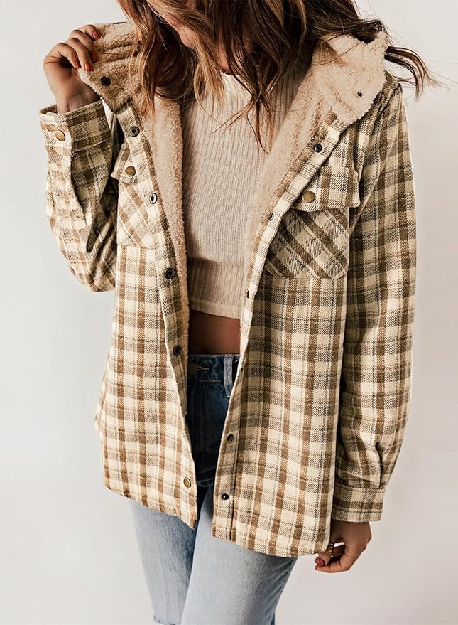 EB | Kariertes Futter Hemdjacke