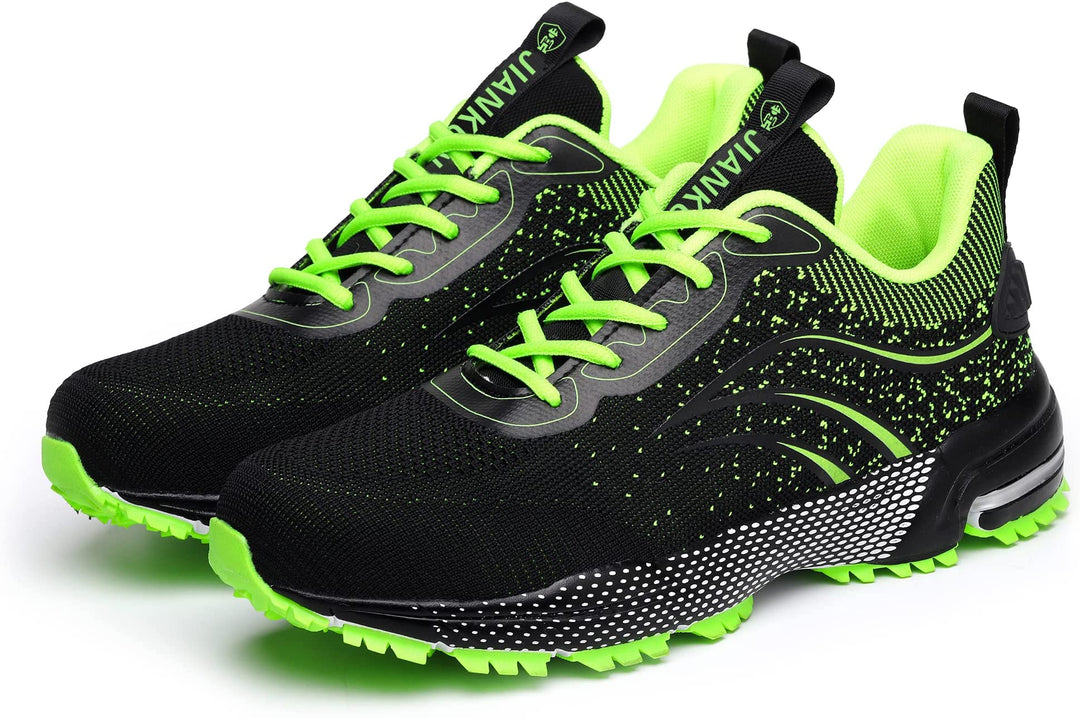 Leicht Sicherheitsschuhe Herren Damen Arbeitsschuhe Atmungsaktiv Schutzschuhe Stahlkappe Sportlich Sneaker EB
