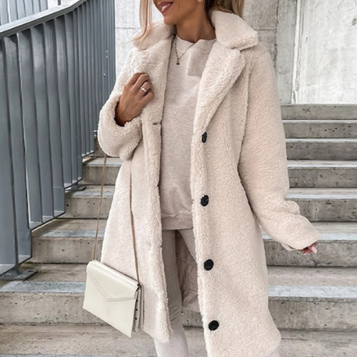 EB | Stilvoller Weicher Teddy Mantel