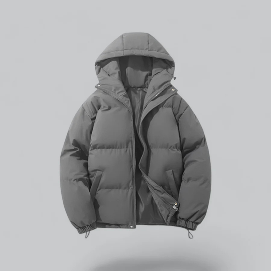 EB | Winter Klassische Daunen Reißverschluss Jacke Kapuze
