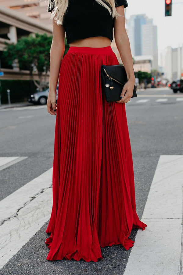 EB | Für Eternity Plissierter Maxi Rock