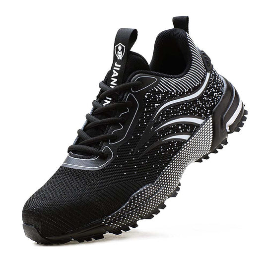 Leicht Sicherheitsschuhe Herren Damen Arbeitsschuhe Atmungsaktiv Schutzschuhe Stahlkappe Sportlich Sneaker EB