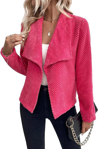 EB | Blazer mit Struktur Große Kragen Elegant und Modern