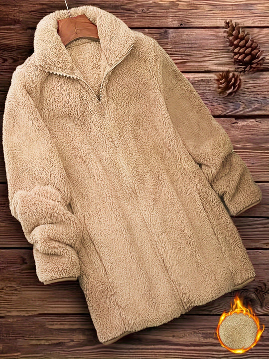 EB | Plüschjacke Polyester Weich und Warm
