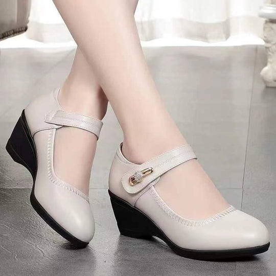 Elegante Weiche Lederschuhe mit Absatz EB EB