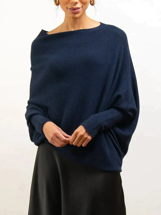 EB | Asymmetrisch Drapierter Pullover
