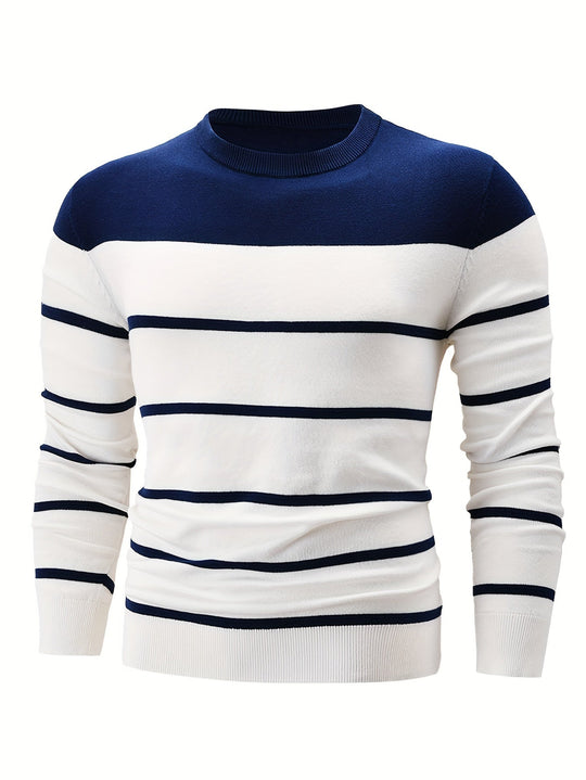 EB | Gestreifter Pullover Baumwolle Klassisch und Komfortabel