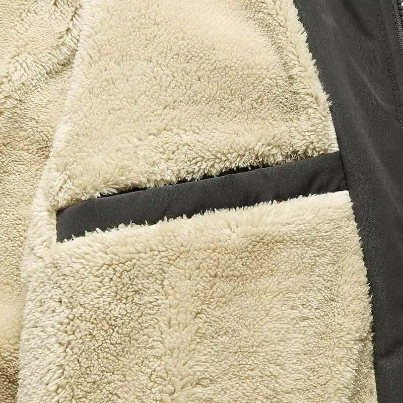 EB | Herren Wasserabweisende Fleece Winterjacke