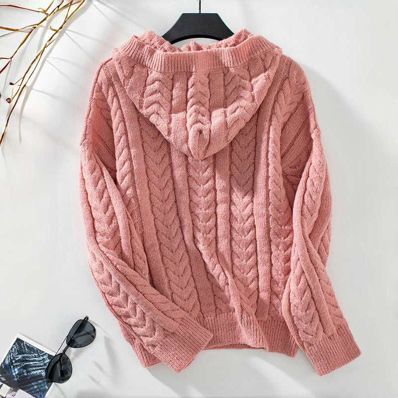 EB | Klassischer Pullover Mit Zopfmuster Design