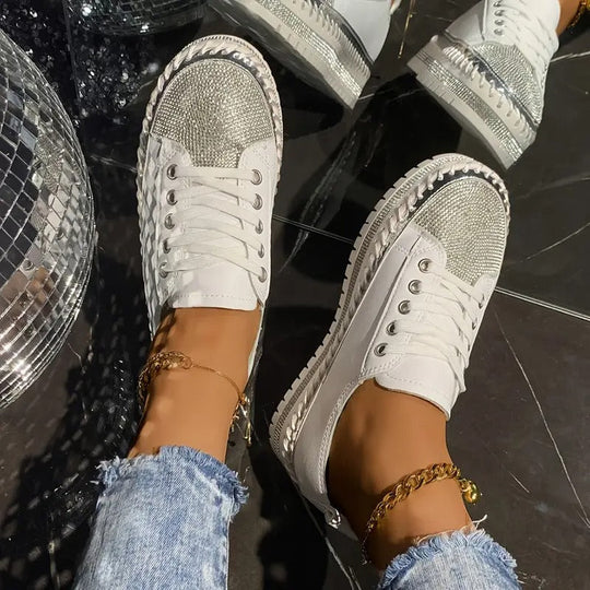 bequeme orthopädische Sneakers mit Pailletten EB EB