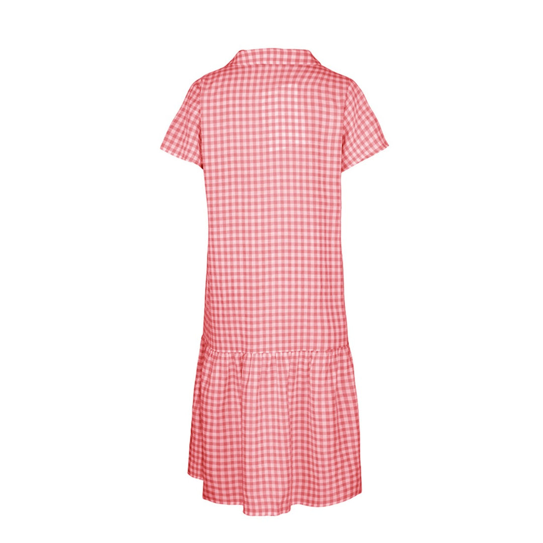 EB | Hemdkragen kariertes Kleid