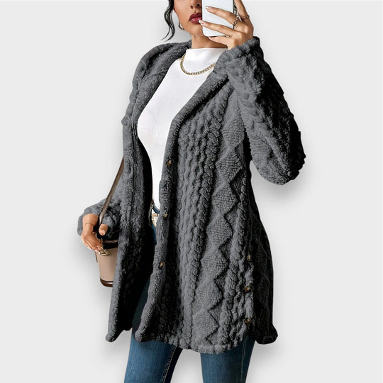 EB | Cozy Plush Kapuzencardigan Pullover