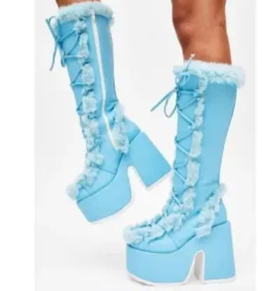 EB | Neue Winter Frauen Schnee Stiefel Plattform  (Saison 2)