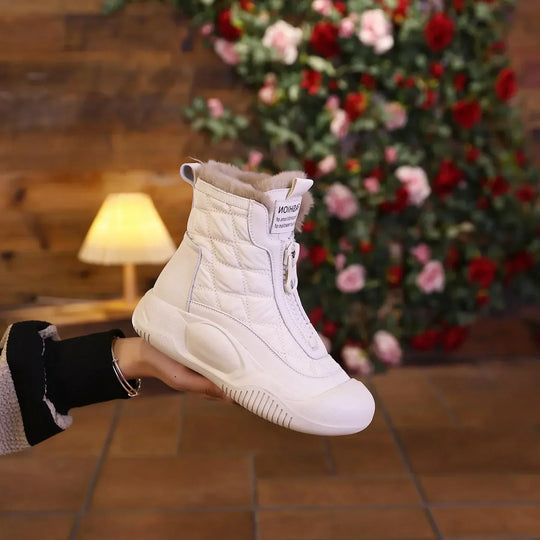 EB | Retro Wasserdichte Schneestiefel mit Frontreißverschluss