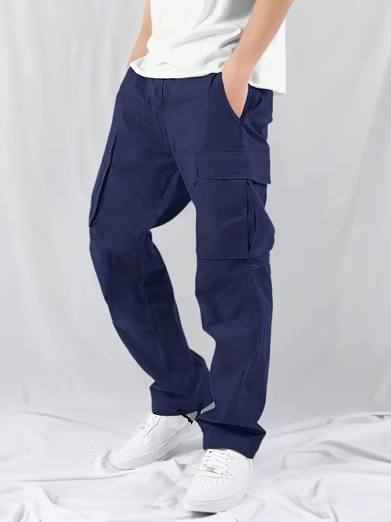 EB | Lässige Jogginghose Herren mit Elastischem Bund und Taschen