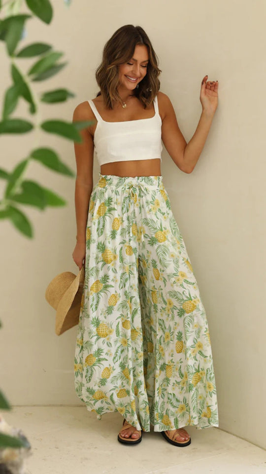 EB | Hose mit weitem Bein und elastischer Taille