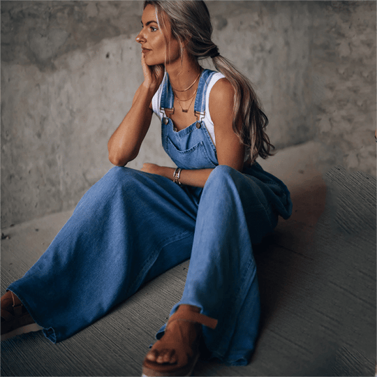 EB - Damen Denim Jumpsuit