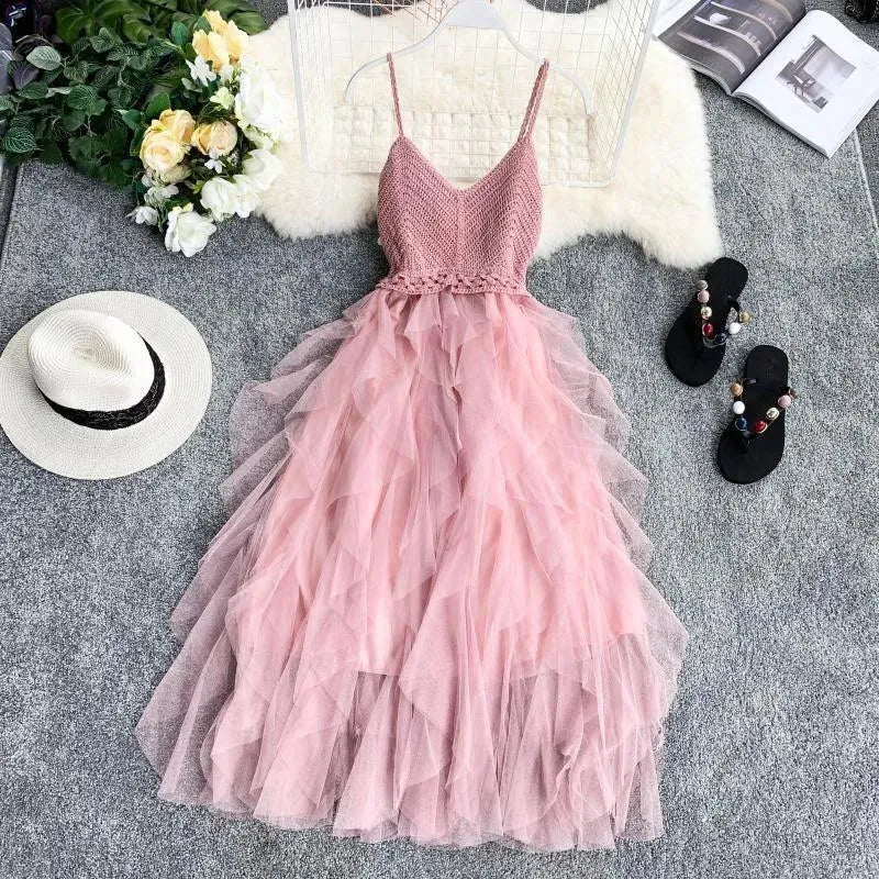 EB | Kleid Aus Netzschlaufe