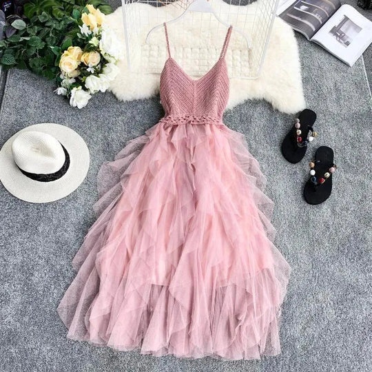 EB | Kleid Aus Netzschlaufe