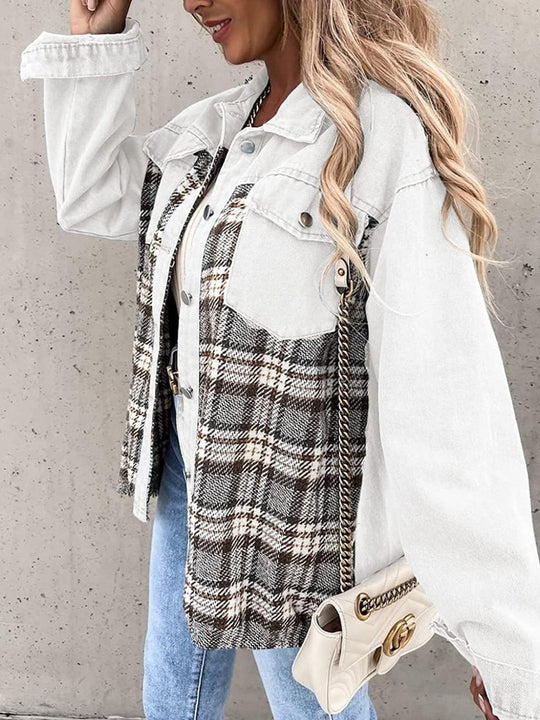 EB | Vintage-Flanelljacke für Frauen