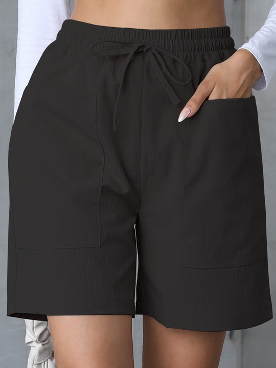 EB | Große Shorts mit hoher Taille und weitem Bein