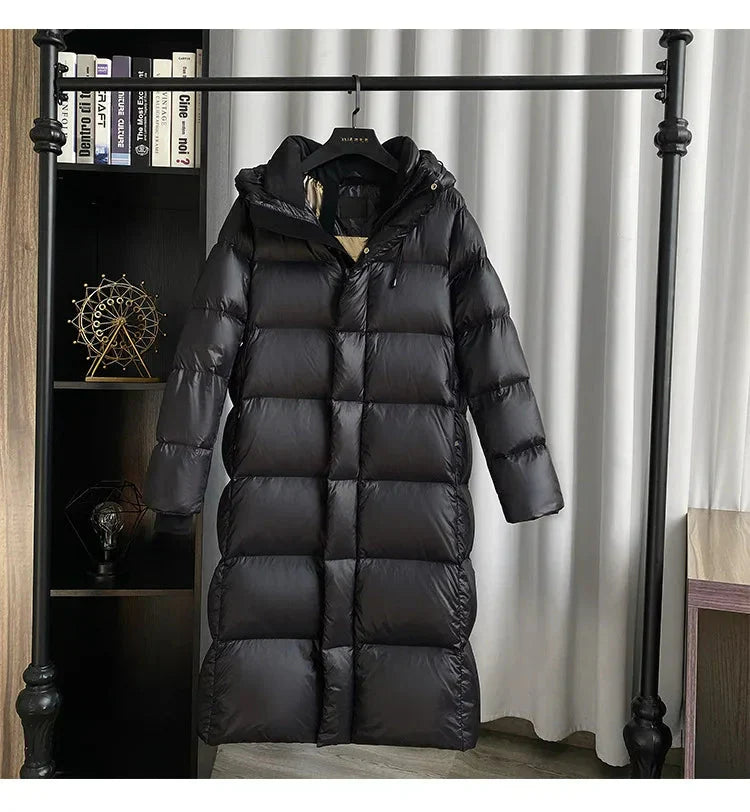 EB | Dicke Puffer Kappuzen-Daunenjacke