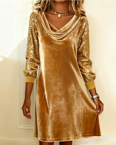 EB | Kleid Aus Samt und Pailletten