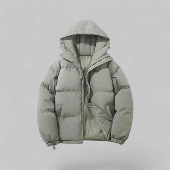 EB | Kurze Kapuzenjacke Reißverschluss Besonderer Winter