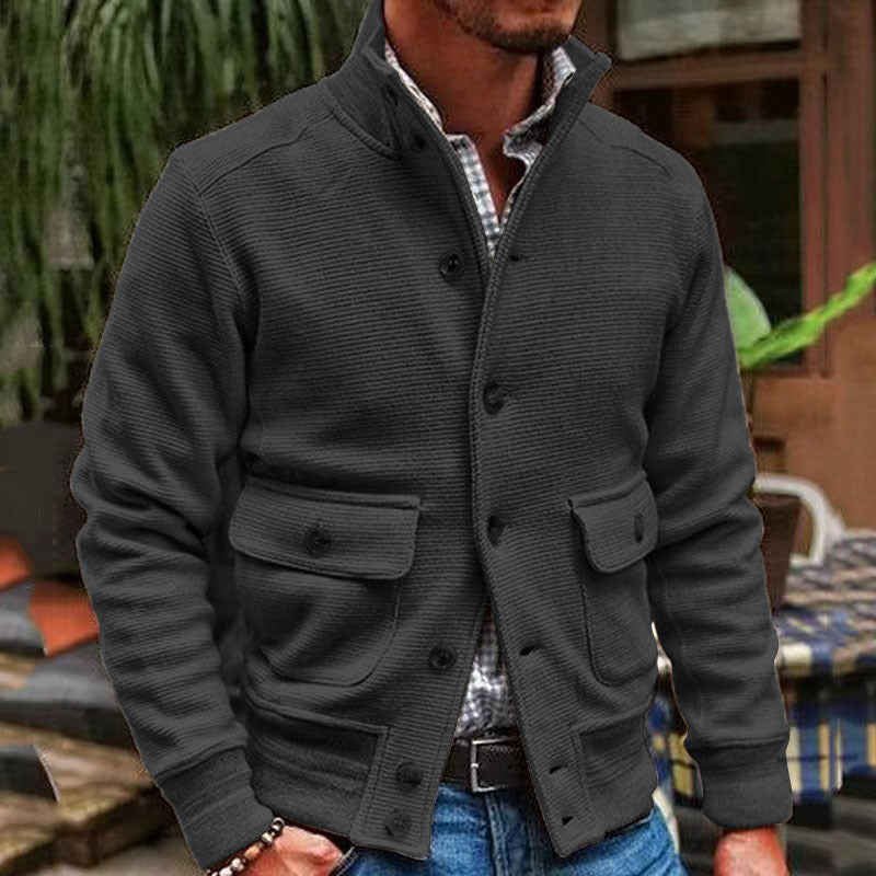 EB | Modische Jacke mit Hohem Kragen