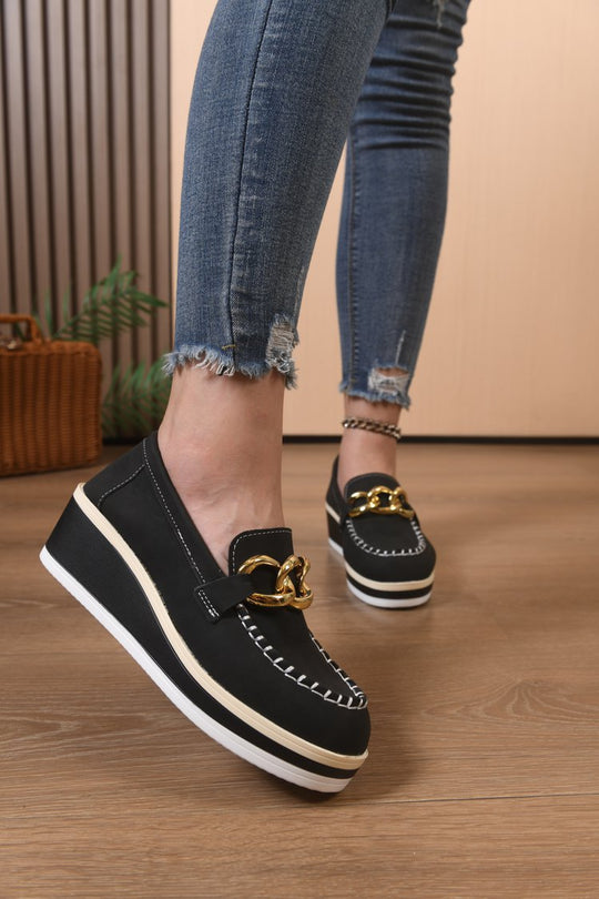 Orthopädische Slipper mit dicker Sohle und Ketten EB EB