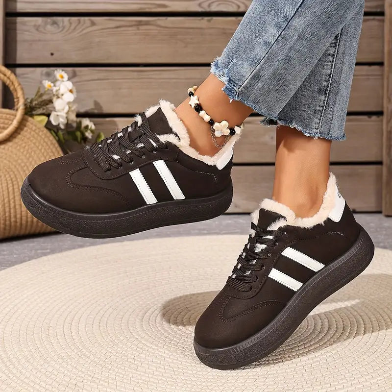Bequeme Baumwoll-Sneaker mit warmem Innenfutter EB EB