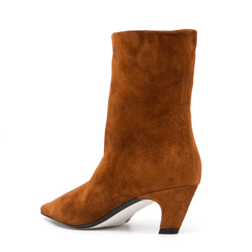 Elegante Winter-Lederstiefeletten für Damen EB