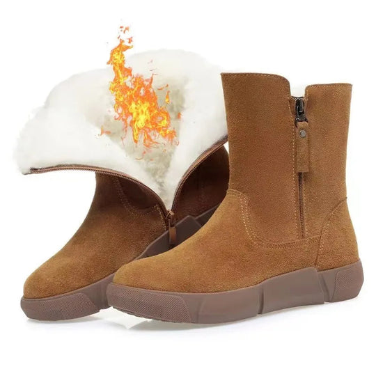 Stylische orthopädische Winterboots in Mid-Calf-Länge EB EB