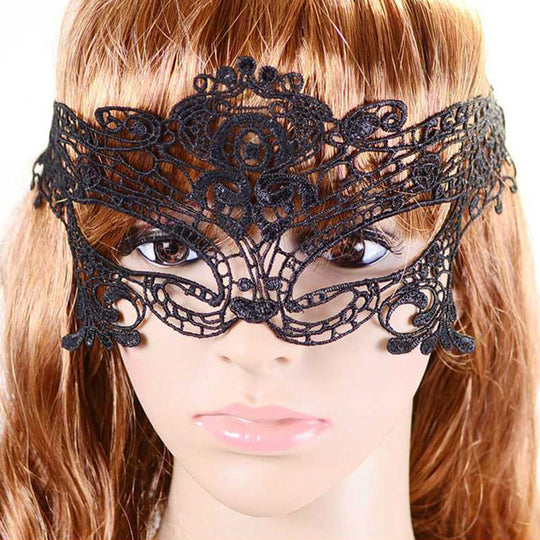 Damen Spitzenmaske Heidi-Mode