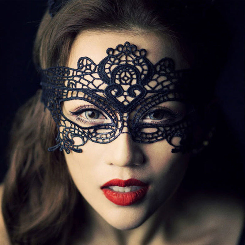 Damen Spitzenmaske Heidi-Mode