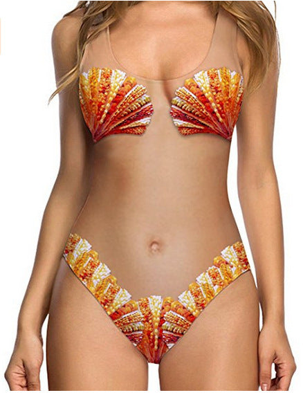 Damen Bikini mit einzigartigem Muschel-Design EB