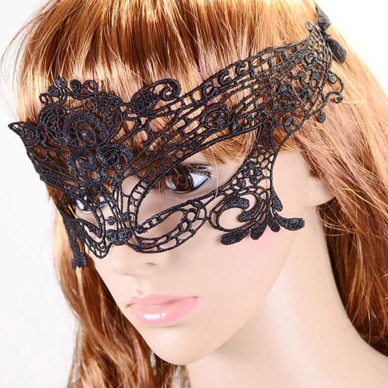 Damen Spitzenmaske Heidi-Mode