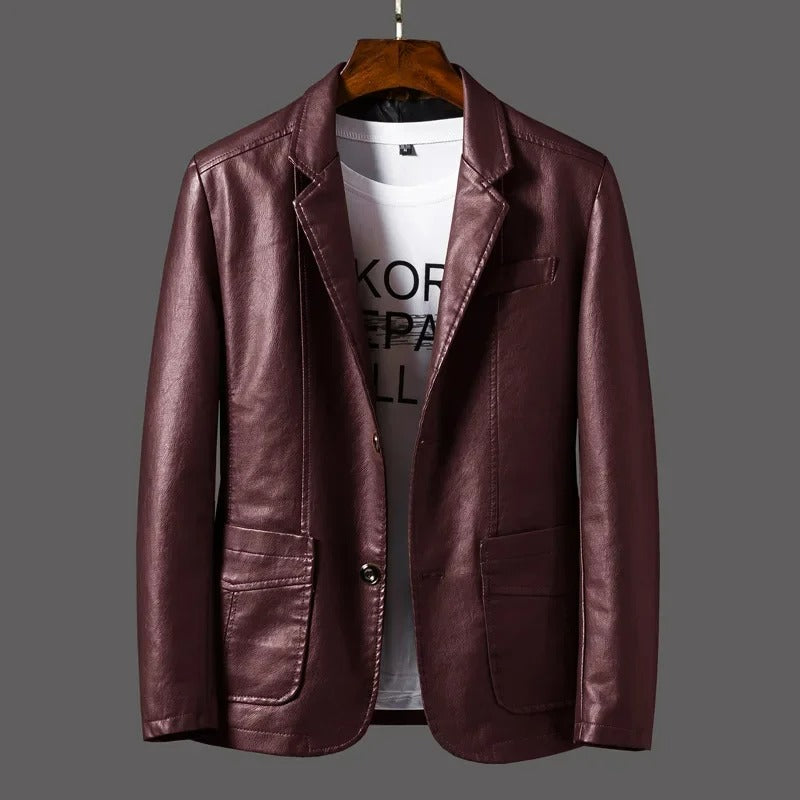 EB | Klassisches Leder Herrenjacke